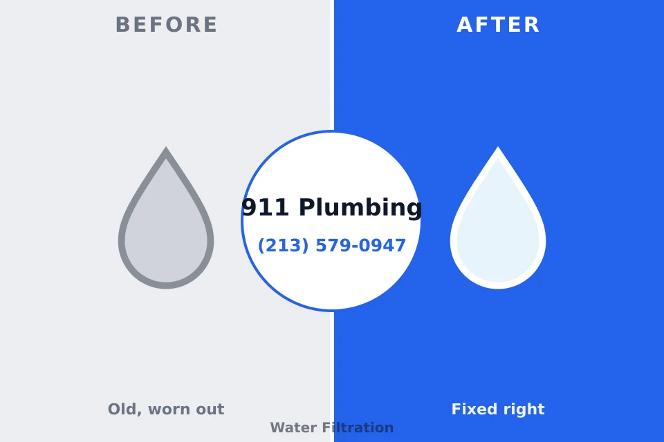 Before and after: plumbing company Pinon, AZ